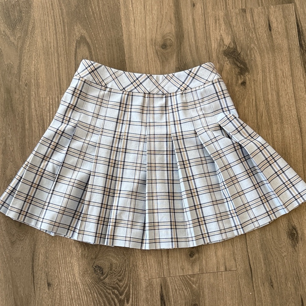 Sunday Best Plaid Pleated Women's Skirt 00